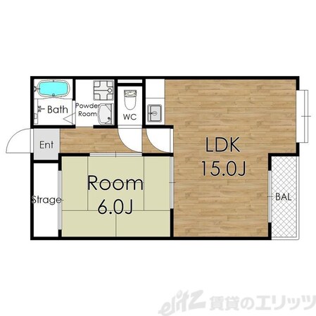 新豊里ハイツの物件間取画像